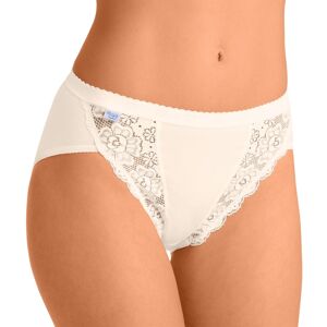 Culotte taï Chic, lot de 3 achetees + 1 GRATUITE (1) - 44 - Écru - SloggiLa culotte taï Sloggi® Chic, confortable et elegante, allie la douceur du coton a la feminite de la dentelle... et en plus sa confection vous garantit une resistance aux lavages : el