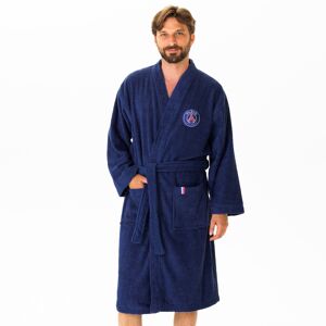 Peignoir de bain adulte PSG® col kimono, eponge bouclette - PSG Bleu 38/42