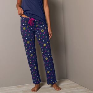 Pantalon de pyjama imprime etoiles Estrella - coton - Blancheporte Bleu 38/40