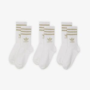 Adidas Originals Chaussettes X3 Crew 3 Stripes blanc/rose 43/46 unisex