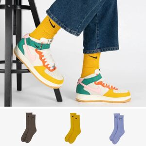 Nike Chaussettes X3 Crew Solid Color Assorti multicolore 39/42 femme