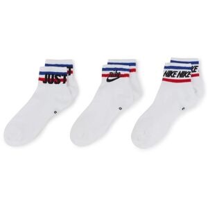 Nike Chaussettes X3 Quarter Multi Logo blanc 39/42 femme