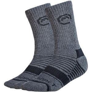 VALLERRET Chaussettes Merino Wool Crew Grise Winter Taille 41-46