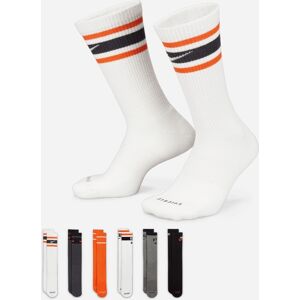 Nike Lot de 6 paires de chaussettes Nike Everyday Plus Cushioned Crew Couleur : Multi-Color Taille : M Multicolore M unisex