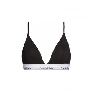 Calvin Klein pour femme. 000QF5650E Soutien-gorge triangle Modern Cotton noir (M), Casuel, Coton, Modal, Élasthanne - Publicité