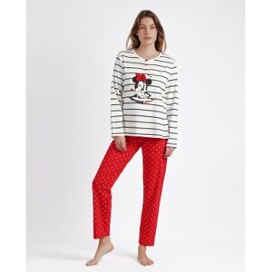 Disney pour femme. 60550-0-000004 Pyjama à manches longues Sweet Dreams blanc (M), Homewear, Coton, Manche longue - Publicité