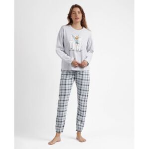 Disney pour femme. 60566-0-000106 Pyjama gris à manches longues Fée Clochette (M), Homewear, Coton, Manche longue - Publicité