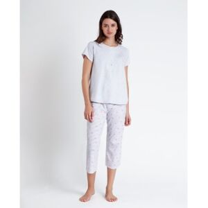 Disney pour femme. 62302-0-000106 Pyjama Palazzo Manches Courtes Maternité Dalmatas gris (M), Homewear, Coton, Manche courte - Publicité