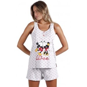 Disney pour femme. 55977-0-000106 Pyjama M&M; Love gris (XXL), Homewear, Coton, Sans manches / bretelles - Publicité