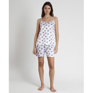 Disney pour femme. 62313-0-000045 Pyjama à bretelles souples Minnie (L), Homewear, Polyester, Sans manches / bretelles - Publicité