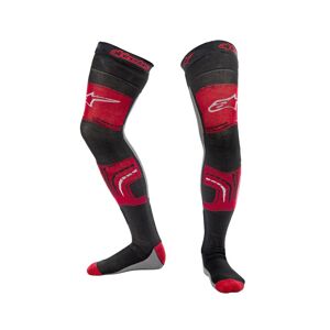 ALPINESTARS Chaussettes longues Cross Alpinestars Brace rouge noir gris