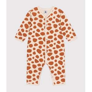 Petit Bateau Pyjama sans pied girafe en coton bebe Blanc Avalanche/ Ecureuil 18M