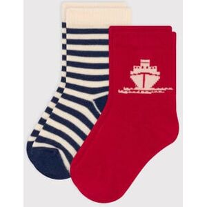 Petit Bateau Lot de 2 paires de chaussettes port en jersey de coton bebe Variante 1 P19/22