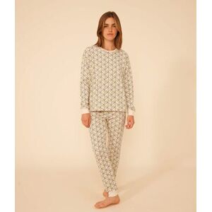 Petit Bateau Pyjama en coton motif floral femme Blanc Avalanche/ Multico M