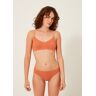 CULOTTE En côtes coton polyamide TERRACOTTA T1,T2