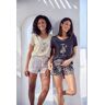 Lot de 2 pyjamas courts confortables - Vivance Dreams - gris floral, sable floral GRIS FLORAL, SABLE FLORAL 38/40