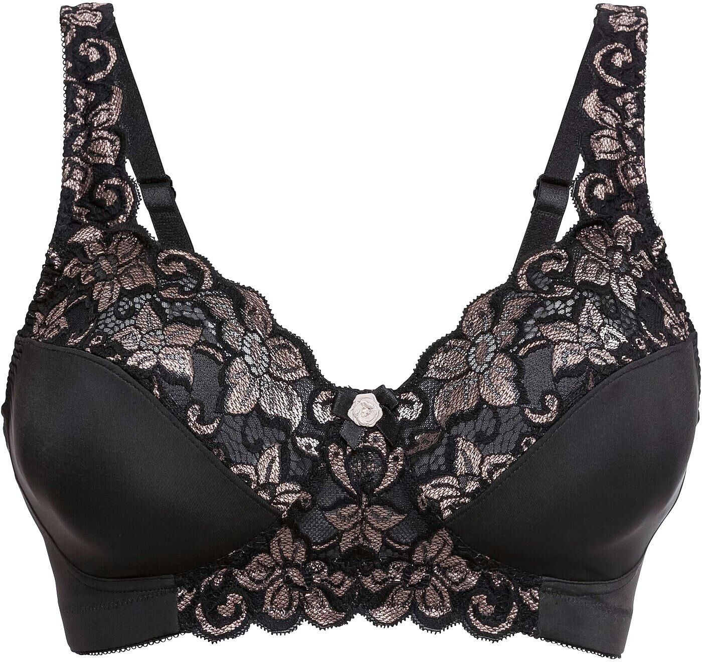 bonprix Soutien-gorge minimiseur sans armatures noir 90