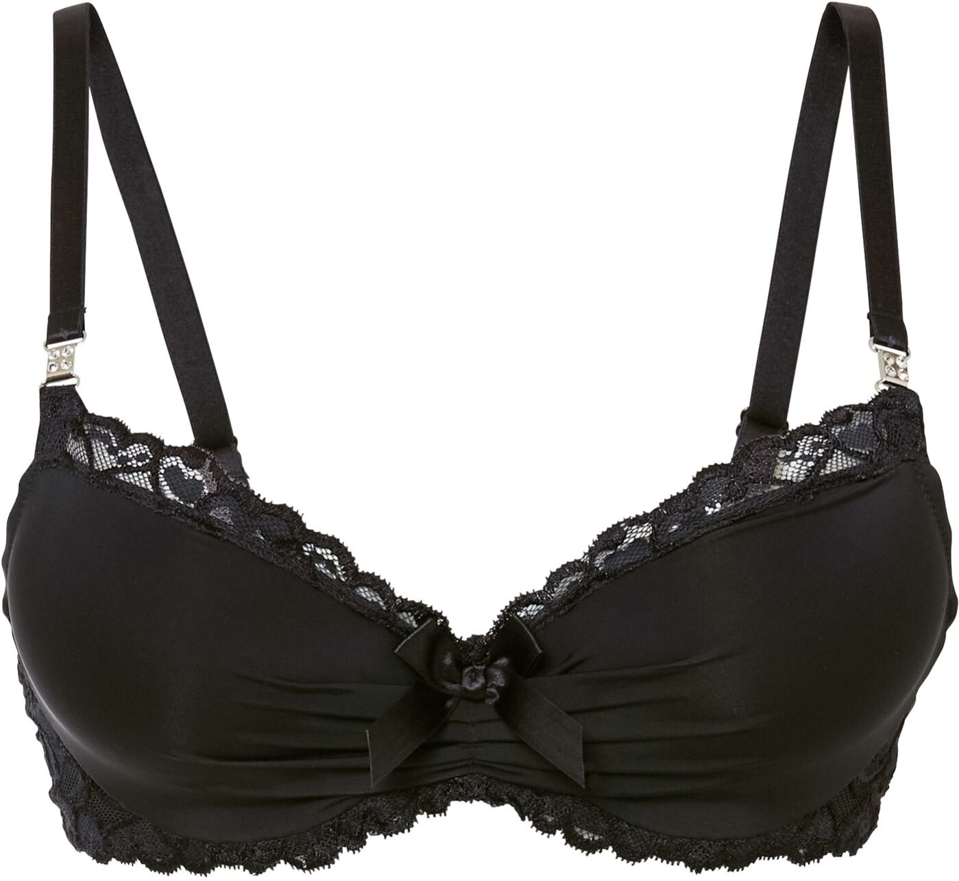 bonprix Soutien-gorge à coques et armatures avec polyamide recyclé noir 85/105/90/100/110/115/95