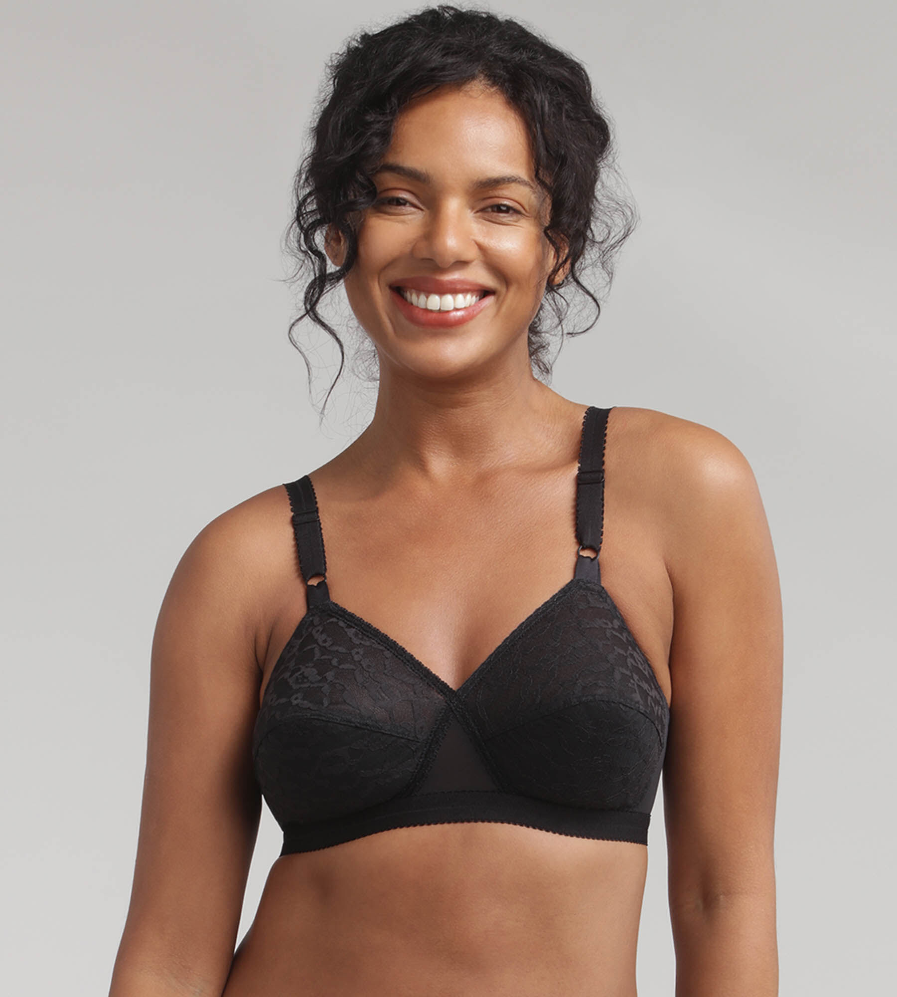 Playtex Soutien-gorge sans armatures noir - Cœur Croisé 165 115D