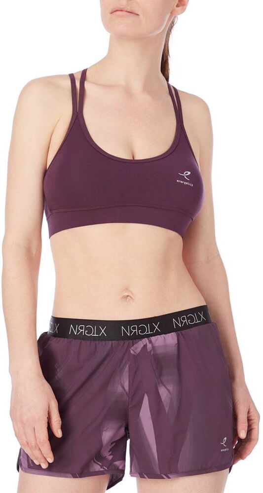 energetics γυναικείο μπουστάκι yoga evelyn 5  - dk purple