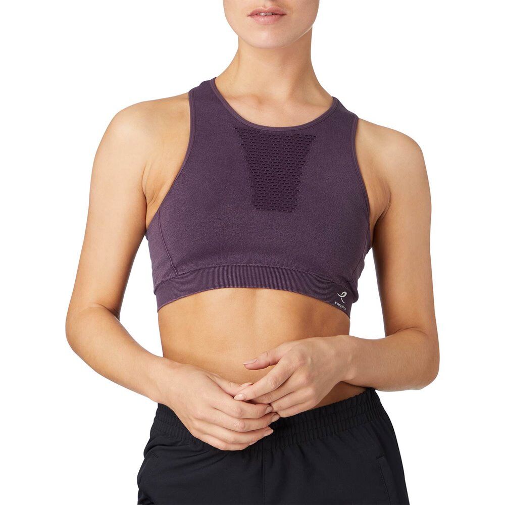 energetics γυναικείο μπουστάκι yoga braviana 2  - dk purple