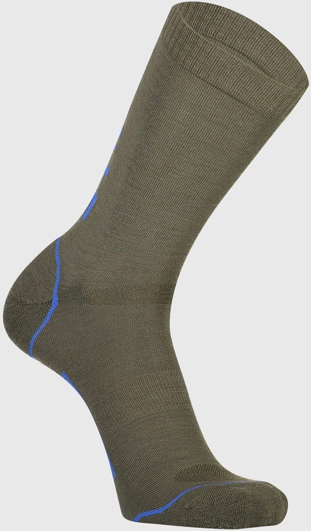 Mons Royale Unisex Tech Bike Sock 2.0 - Merino Wool, Olive / 39-41