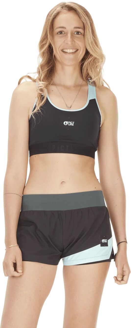 Picture Organic Women's Ivory Sports Bra - Recycled Polyester, Black / M