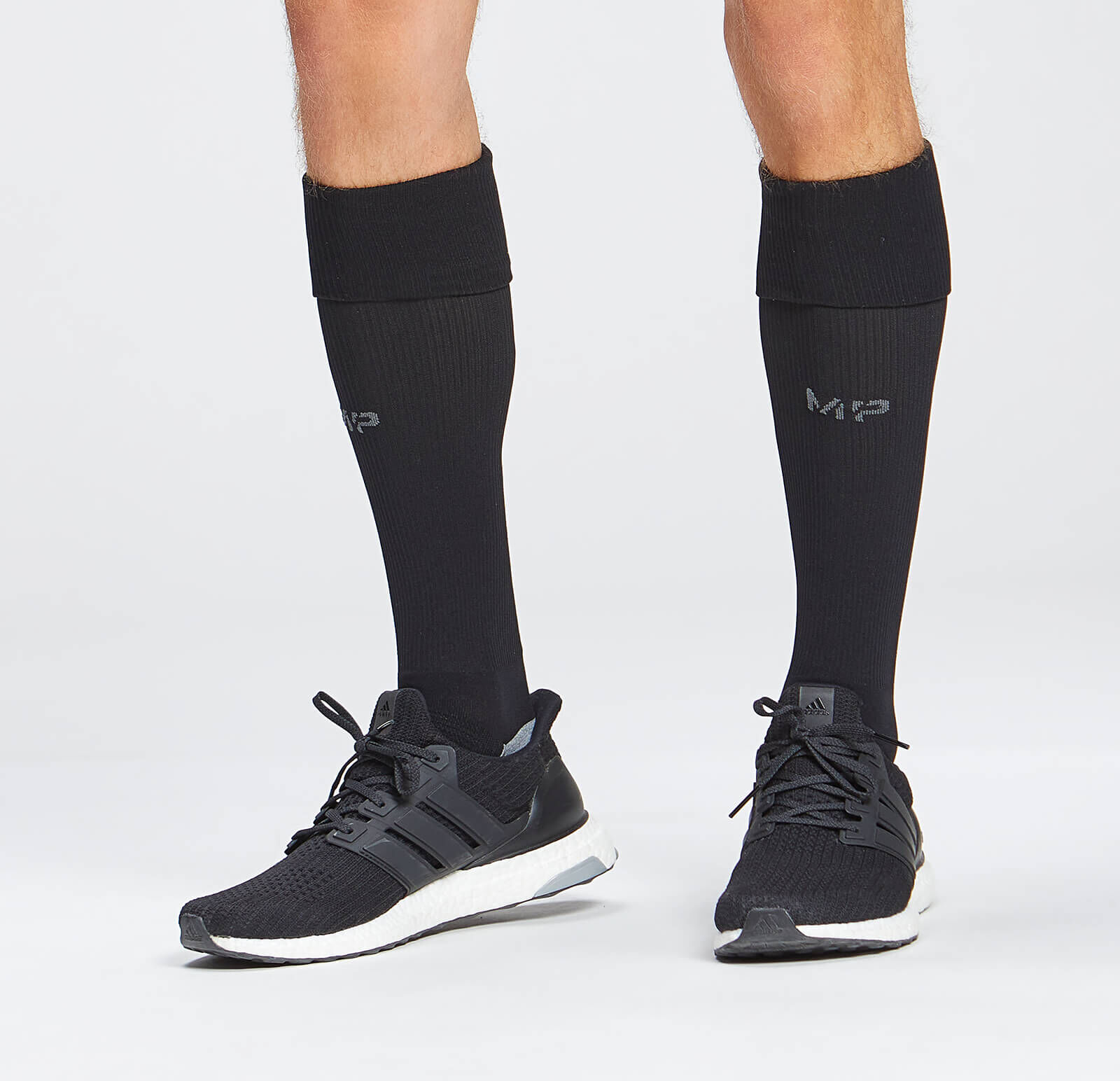 MP Unisex Agility Full Length Socks - Black - UK 9-12