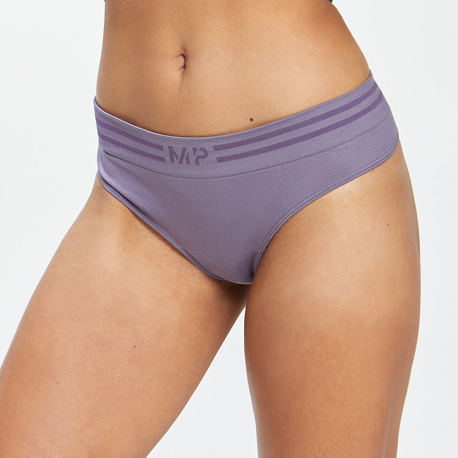 MP Women's Seamless Thong - Smokey Purple - S