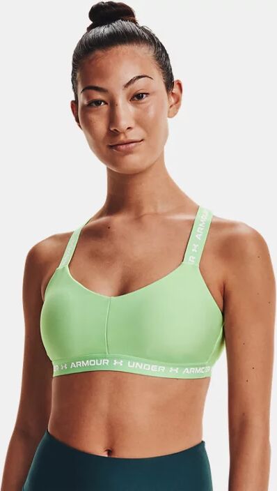 Under Armour Women's UA Crossback Low Sports Bra Green Size: (XL)