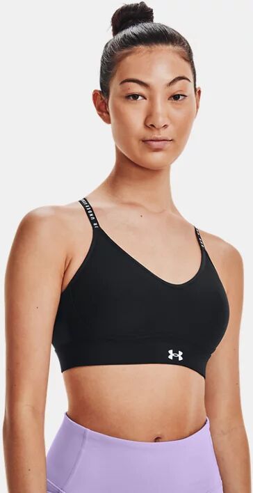 Under Armour Women's UA Infinity Low Covered Sports Bra Black Size: (XL)