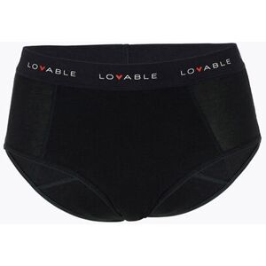 Lovable Period Panties - Slip Vita Alta Flusso Abbondante Nero Taglia 2/Small