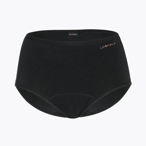 Lovable Dry Panties - Slip Midi Assorbente Quotidiano Nero Taglia 5/XL