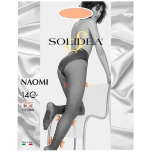 Solidea Naomi - Collant Preventivo 140 DEN Taglia 4L Colore Sabbia, 1 paio