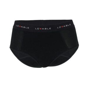 LOVABLE Slip Alto Da Ciclo Flusso Medio Nero Misura Xl Period Panties