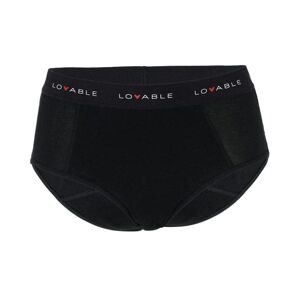 LOVABLE Slip Alto Da Ciclo Flusso Abbondante Nero Misura Xl Period Panties