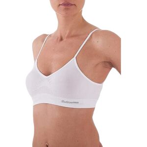 BELLISSIMA Brassiere Anatomica Donna, Realizzata In Microfibra Elasticizzata. Tessuto Ipoallergenico, Traspirante. PANNA