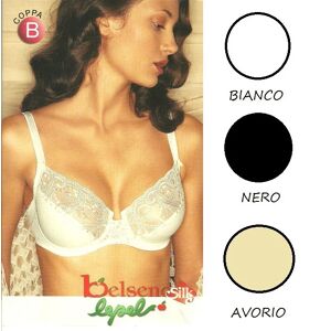 LEPEL Reggiseno Donna Con Ferretto Coppa B Art 831 Col. E Mis. A Scelta BIANCO 6