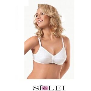 SIèLEI Reggiseno Donna In Cotone Senza Ferretto Art. 20 Col. Foto Mis. A Scelta BIANCO 5