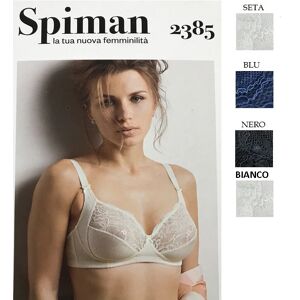 SPIMAN Reggiseno Donna Art 2385 Colore E Misura A Scelta BIANCO 3 COPPA C