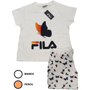 FILA Pigiama Donna Art Fps4053 Colore E Misura A Scelta BIANCO