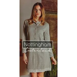 NOTTINGHAM Pigiama Donna Invernale Art. Pc32672-Ge Col. E Mis. A Scelta GRIGIO M