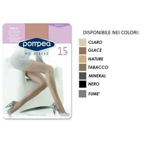 POMPEA 6 Collant Donna Art Vani 15 Colore E Misure A Scelta TABACCO 4