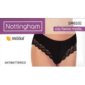 NOTTINGHAM Slip A Fianco Medio Donna Art Sm6101nw Colore Foto Misura A Scelta NERO 6/XXL