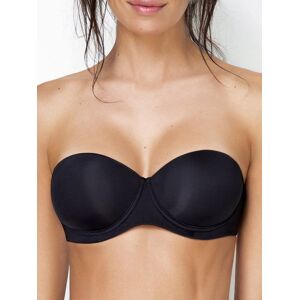 SieLei 2550 Reggiseno imbottito a fascia COPPA B Reggiseni donna Nero taglia 04