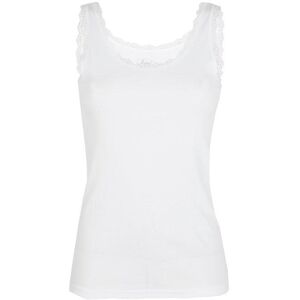 Liabel Canotta con pizzo spalla larga Maglie Intime donna Bianco taglia XS