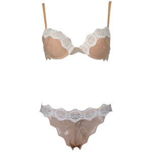 Pura P0661C Push up graduato + brasiliano Completi Intimi donna Beige taglia 02