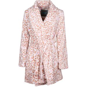 Infiore Vestaglia donna maculata in pile Pigiami donna Beige taglia XL