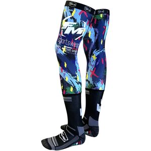 Calze Lunghe Moto Fm Racing KNEE SOCKS Decor Multicolor taglia 43-47