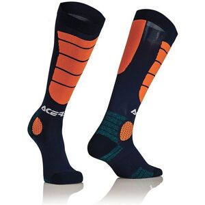 Calze Moto Tecniche Acerbis MX Impact Socks Blu Arancio taglia 2XL